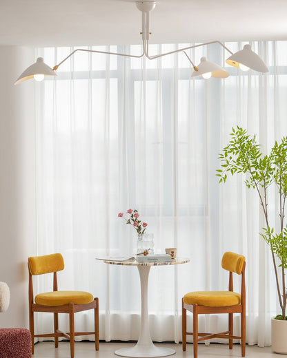 Modern Multi Arm Ceiling Lamp | Adjustable Chandelier for Living Room and Dining
