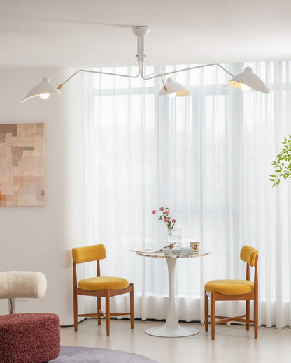 Modern Multi Arm Ceiling Lamp | Adjustable Chandelier for Living Room and Dining
