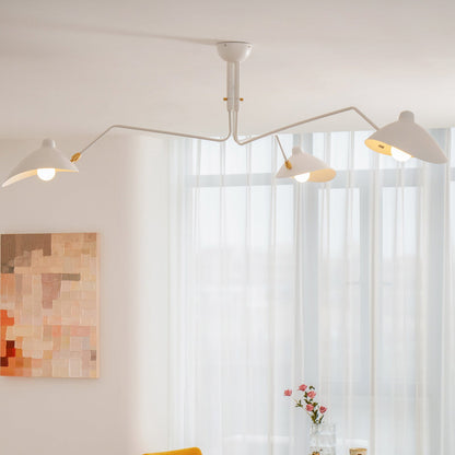 Modern Multi Arm Ceiling Lamp | Adjustable Chandelier for Living Room and Dining