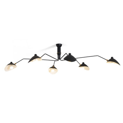 Modern Multi Arm Ceiling Lamp | Adjustable Chandelier for Living Room and Dining
