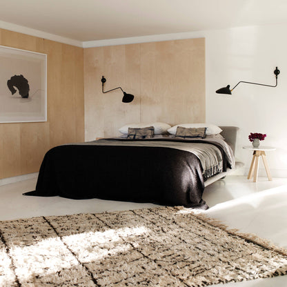 Adjustable Arm Wall Lamp Sconce | Modern Swing Arm Wall Light for Bedroom