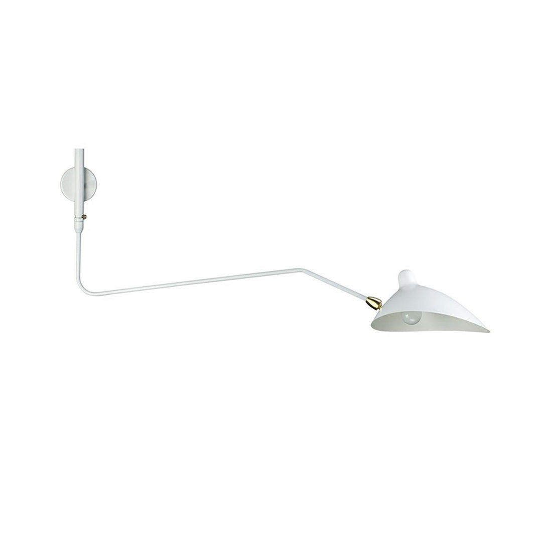 Adjustable Arm Wall Lamp Sconce | Modern Swing Arm Wall Light for Bedroom