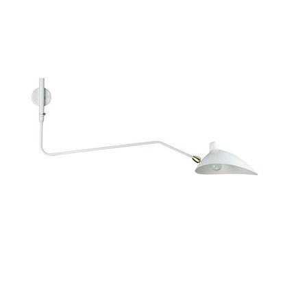 Adjustable Arm Wall Lamp Sconce | Modern Swing Arm Wall Light for Bedroom
