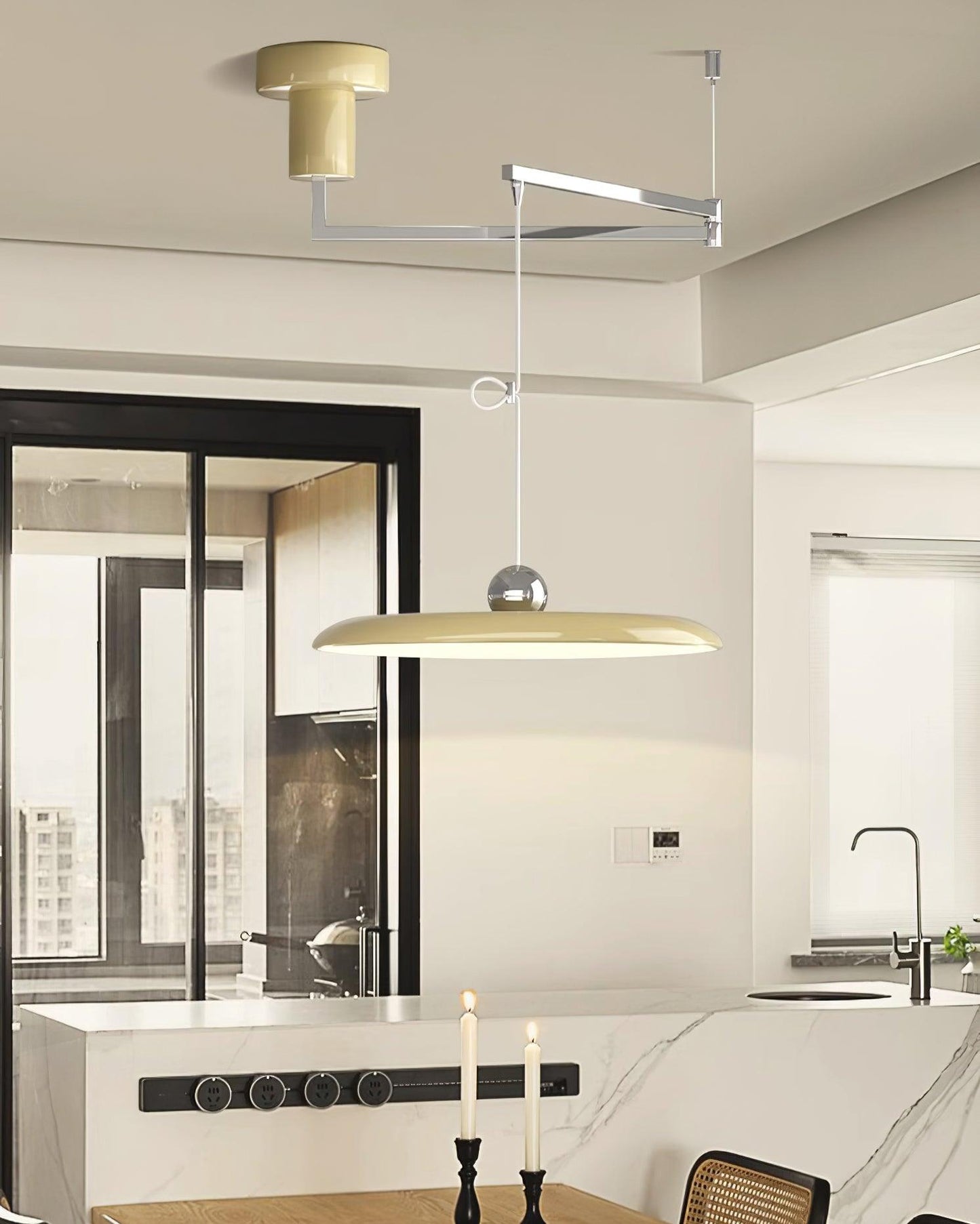 Adjustable Modern Pendant Light | Contemporary LED Ceiling Lamp