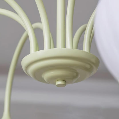 Tulip Chandelier Ceiling Lamp | Modern Floral Light Fixture for Living and Dining