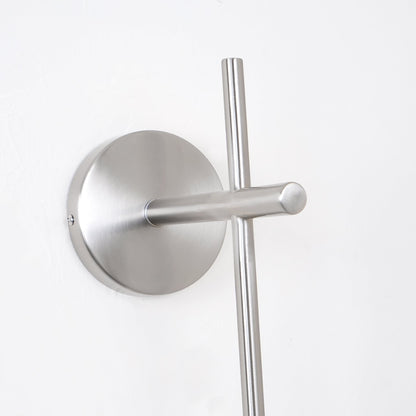 Modern Wall Lamp | Vertical Glass Globe Sconce for Bedroom