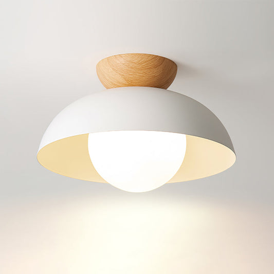 Modern Semi Flush Mount Ceiling Light for Living Room | Minimalist LED Ceiling Lamp