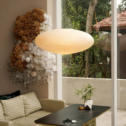 Japanese Paper Pendant Ceiling Lamp | Modern Hanging Light for Bedroom and Living