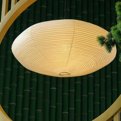 Japanese Paper Pendant Ceiling Lamp | Modern Hanging Light for Bedroom and Living