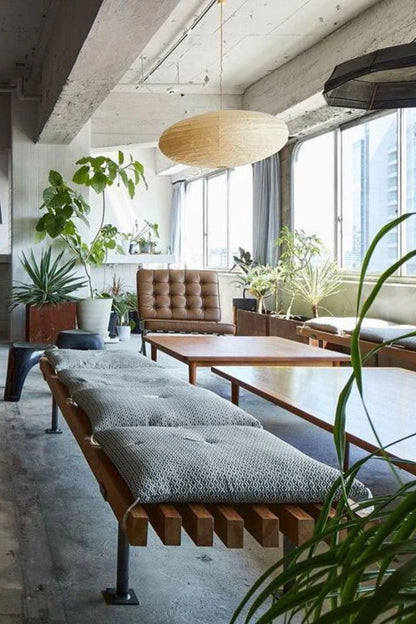 Japanese Paper Pendant Ceiling Lamp | Modern Hanging Light for Bedroom and Living