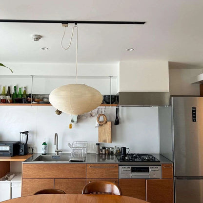 Japanese Paper Pendant Ceiling Lamp | Modern Hanging Light for Bedroom and Living