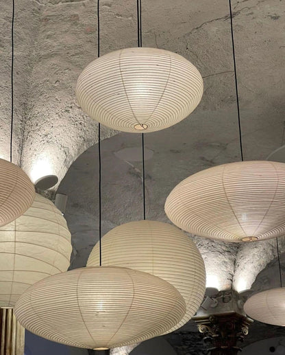 Japanese Paper Pendant Ceiling Lamp | Modern Hanging Light for Bedroom and Living
