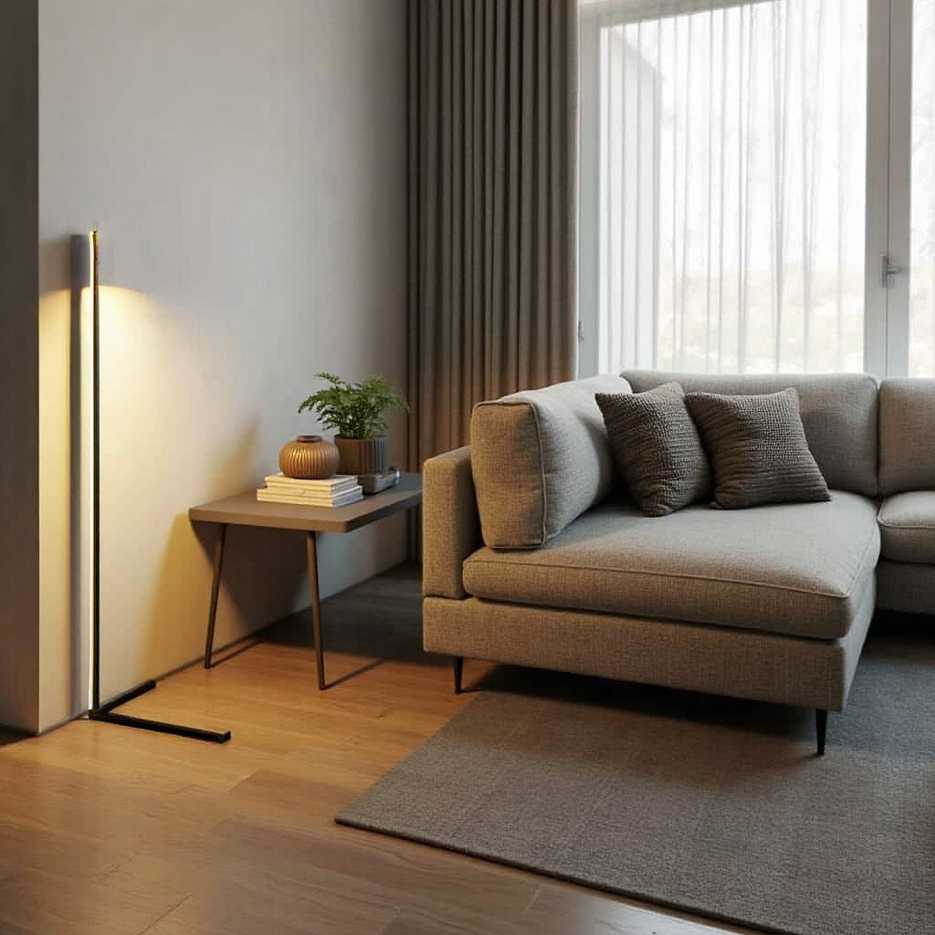 Modern LED Floor Lamp with Remote Control | Colour Changing Standing Light