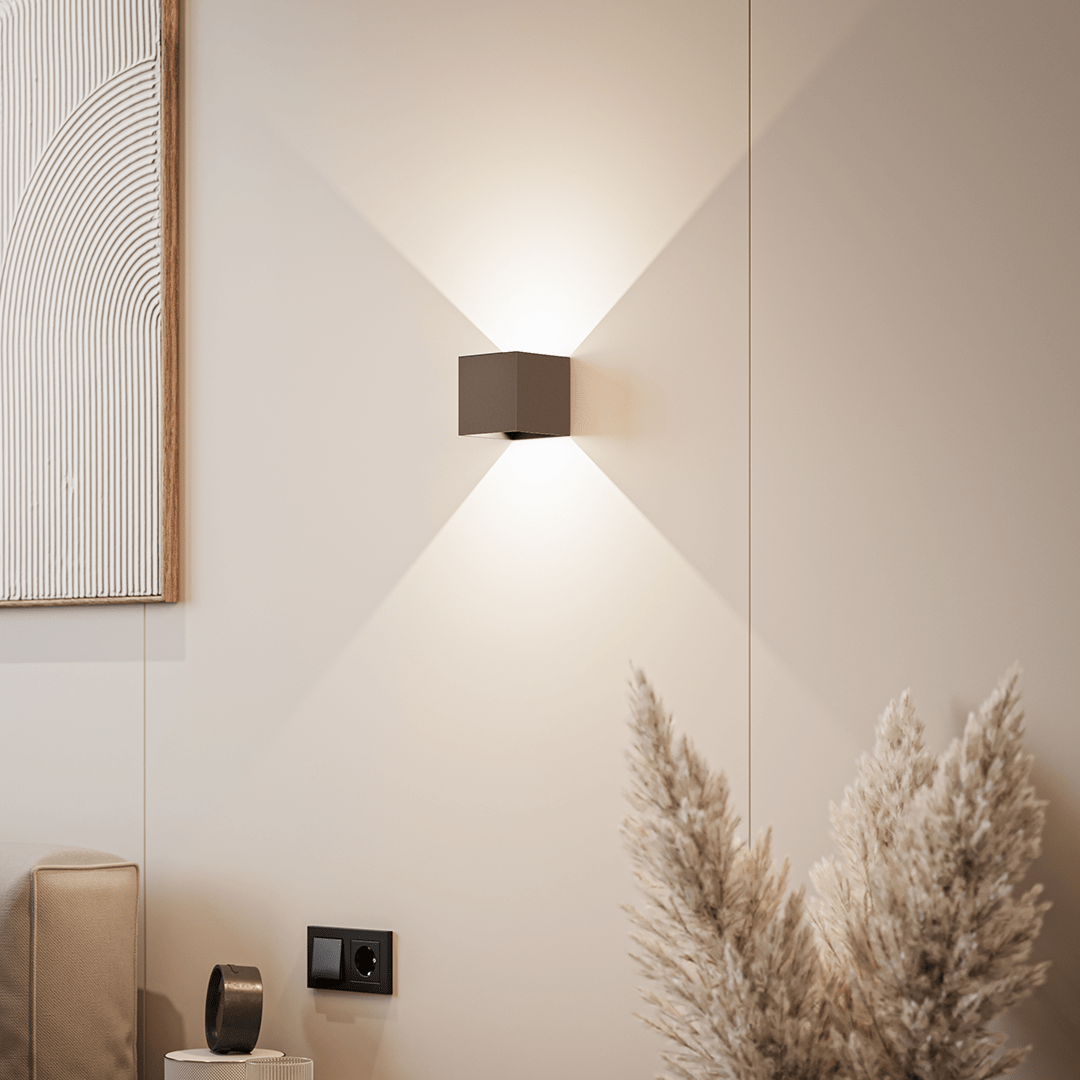 Modern LED Wall Light Sconce | Adjustable Indoor Outdoor Wall Lamp for Bedroom
