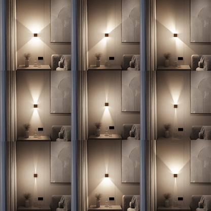 Modern LED Wall Light Sconce | Adjustable Indoor Outdoor Wall Lamp for Bedroom