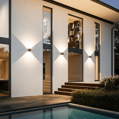 Modern LED Wall Light Sconce | Adjustable Indoor Outdoor Wall Lamp for Bedroom