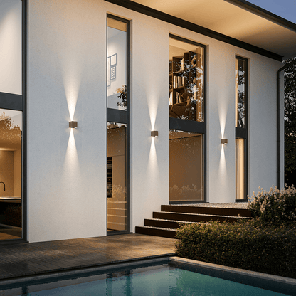 Modern LED Wall Light Sconce | Adjustable Indoor Outdoor Wall Lamp for Bedroom