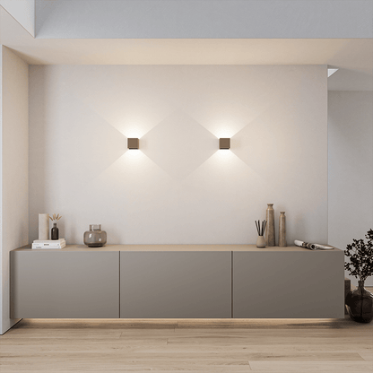 Modern LED Wall Light Sconce | Adjustable Indoor Outdoor Wall Lamp for Bedroom