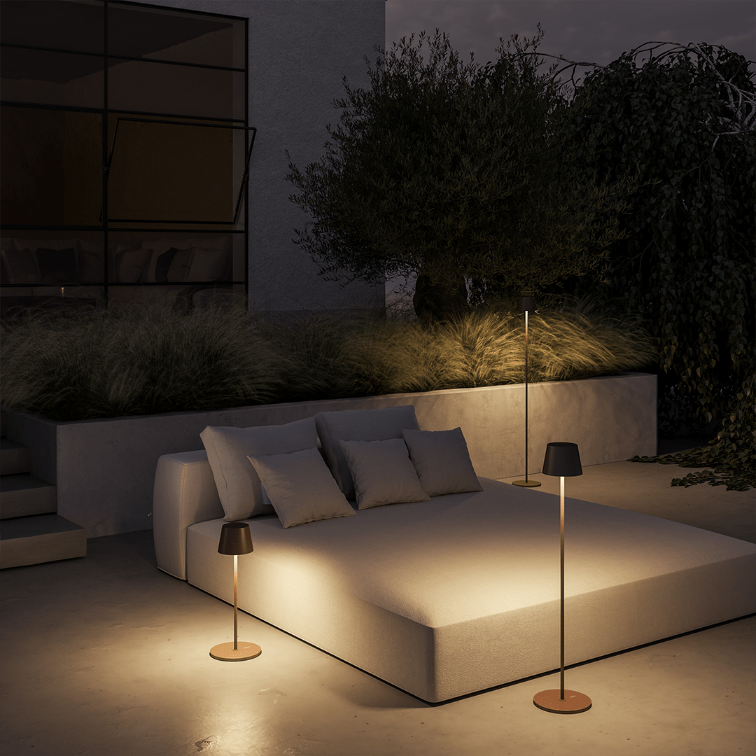 Rechargeable LED Floor Lamp | Adjustable Height Modern Standing Light