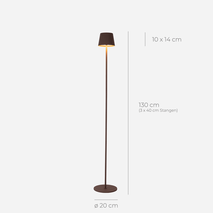 Rechargeable LED Floor Lamp | Adjustable Height Modern Standing Light