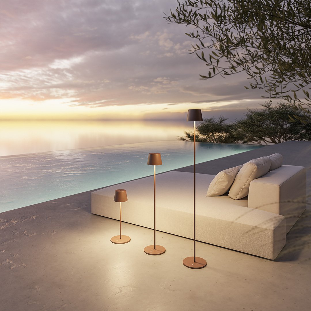 Rechargeable LED Floor Lamp | Adjustable Height Modern Standing Light
