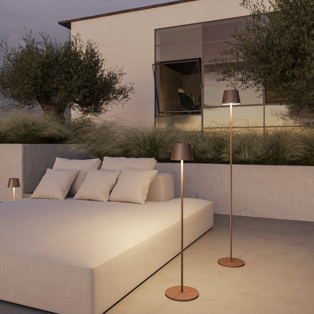 Rechargeable LED Floor Lamp | Adjustable Height Modern Standing Light