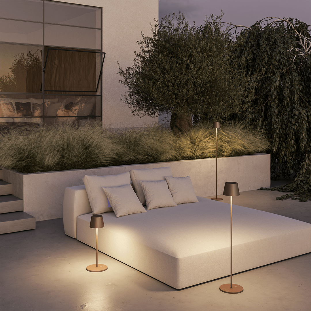 Rechargeable LED Floor Lamp | Adjustable Height Modern Standing Light