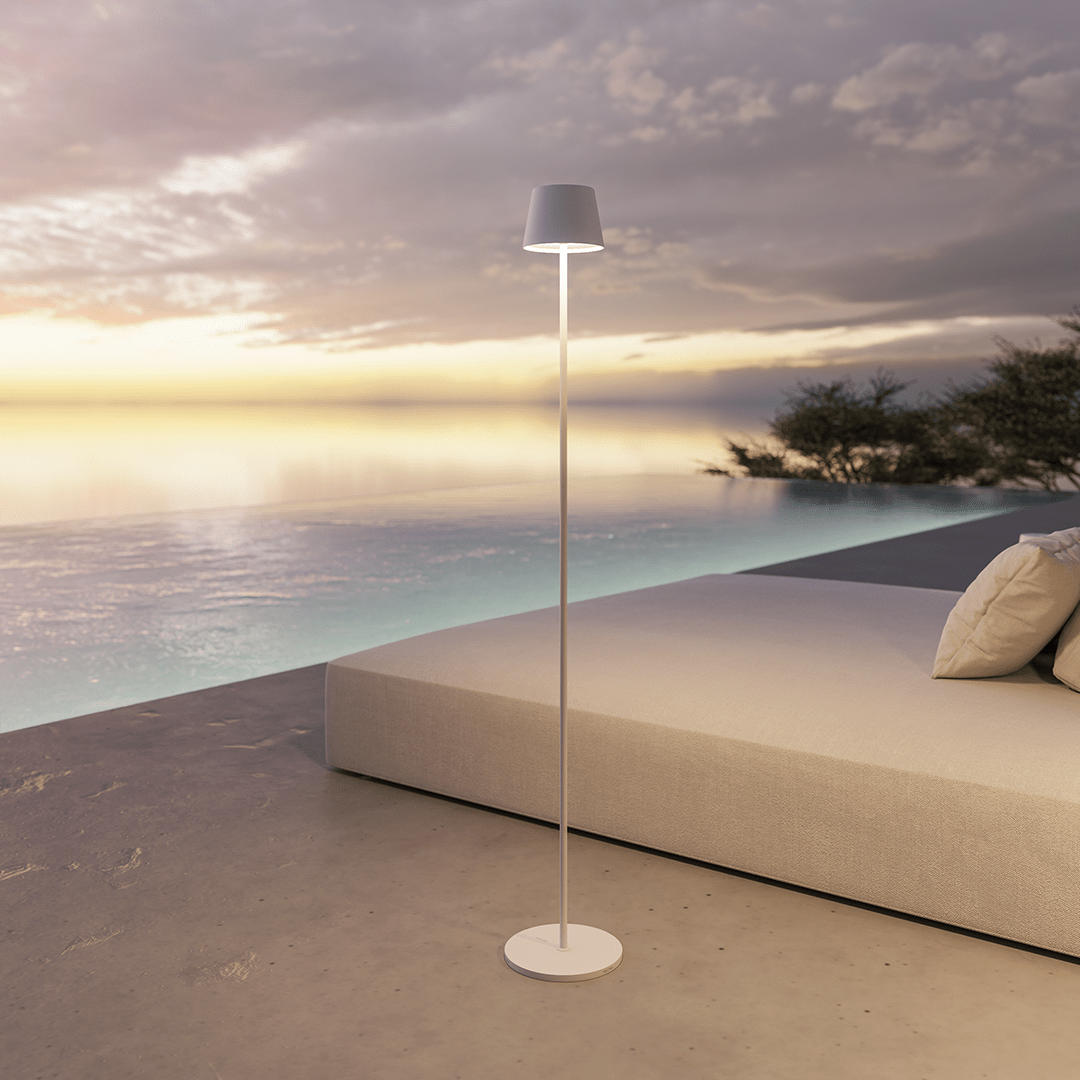 Rechargeable LED Floor Lamp | Adjustable Height Modern Standing Light