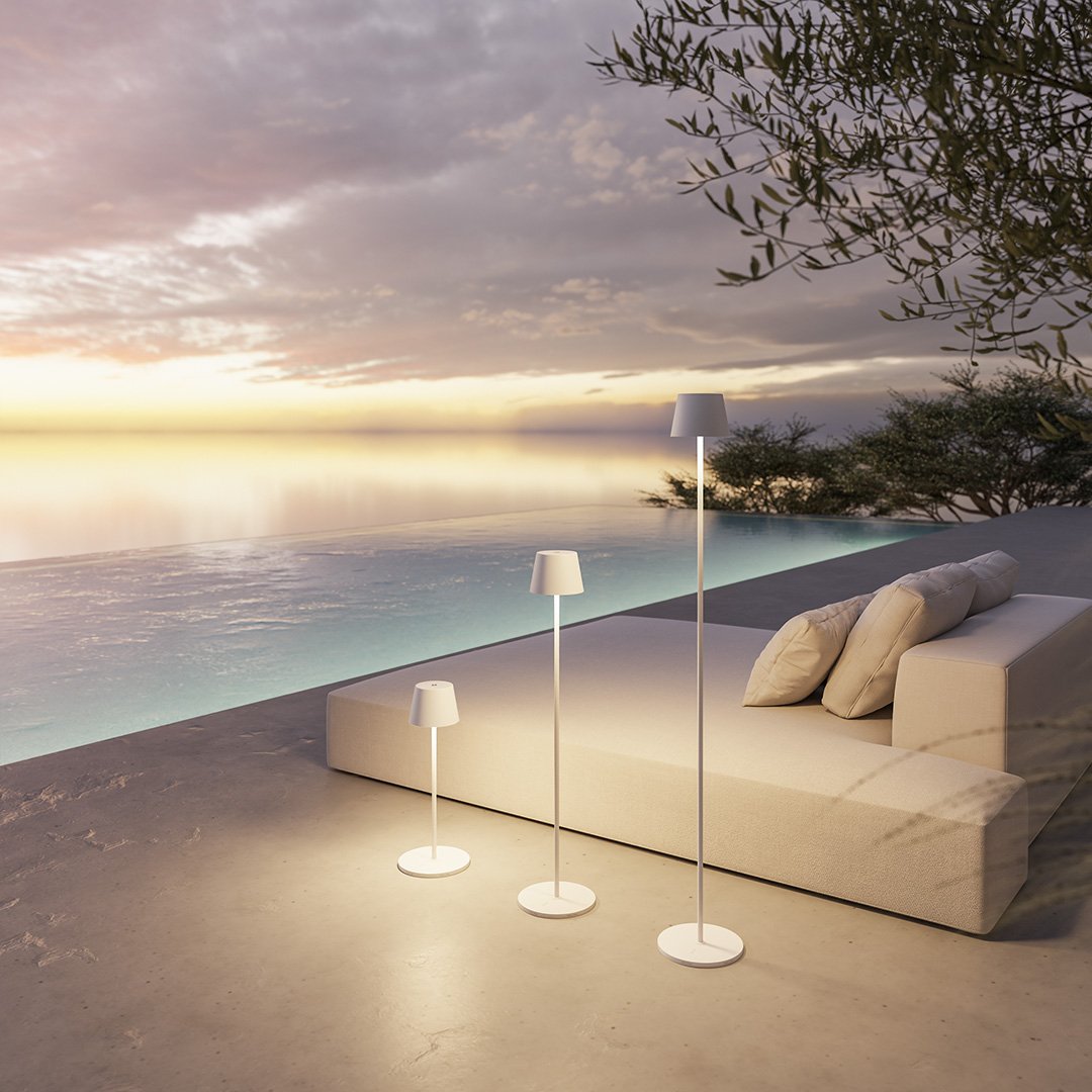 Rechargeable LED Floor Lamp | Adjustable Height Modern Standing Light