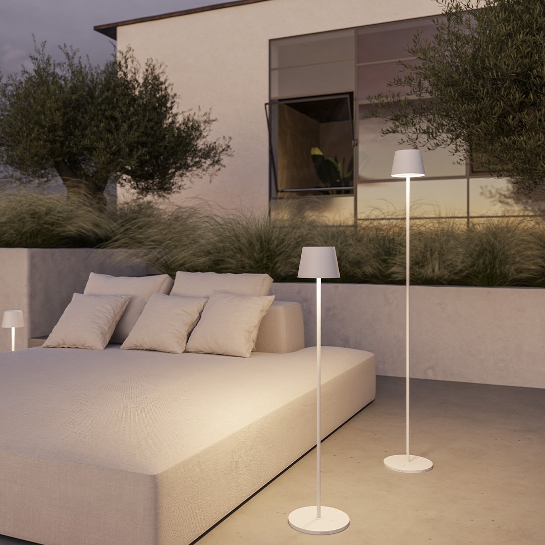 Rechargeable LED Floor Lamp | Adjustable Height Modern Standing Light