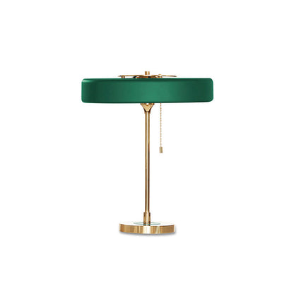 Vintage Mid Century Table Lamp with Pull Chain | Bedside and Desk Lighting