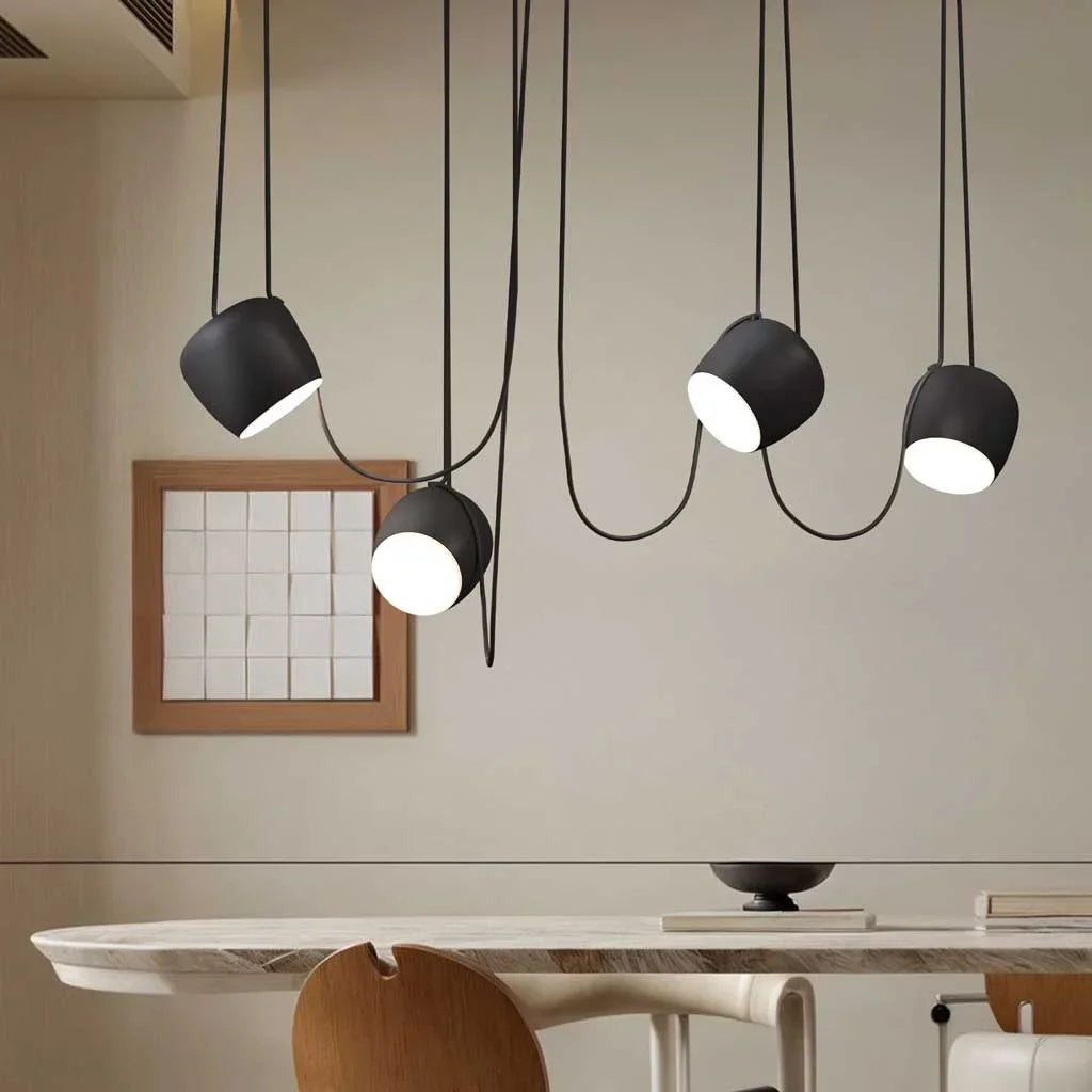 Modern Multi Dimmable Ceiling Light with Adjustable Heads | Elegant Pendant Lamp