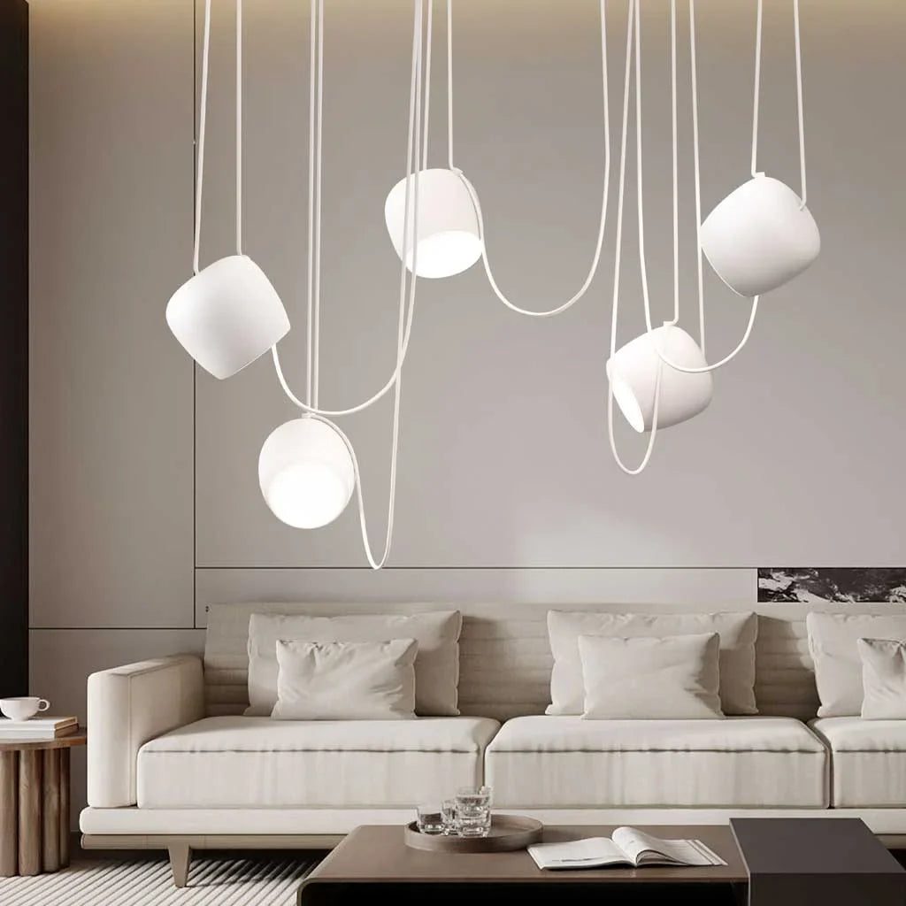 Modern Multi Dimmable Ceiling Light with Adjustable Heads | Elegant Pendant Lamp