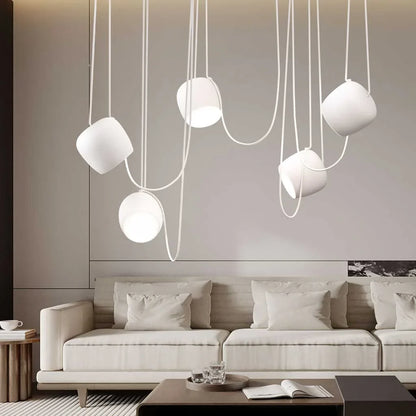Modern Multi Dimmable Ceiling Light with Adjustable Heads | Elegant Pendant Lamp