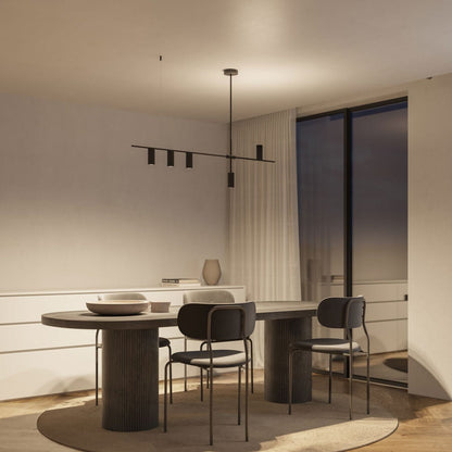 Modern Cylinder LED Pendant Light | Minimalist Dining Room Ceiling Lamp