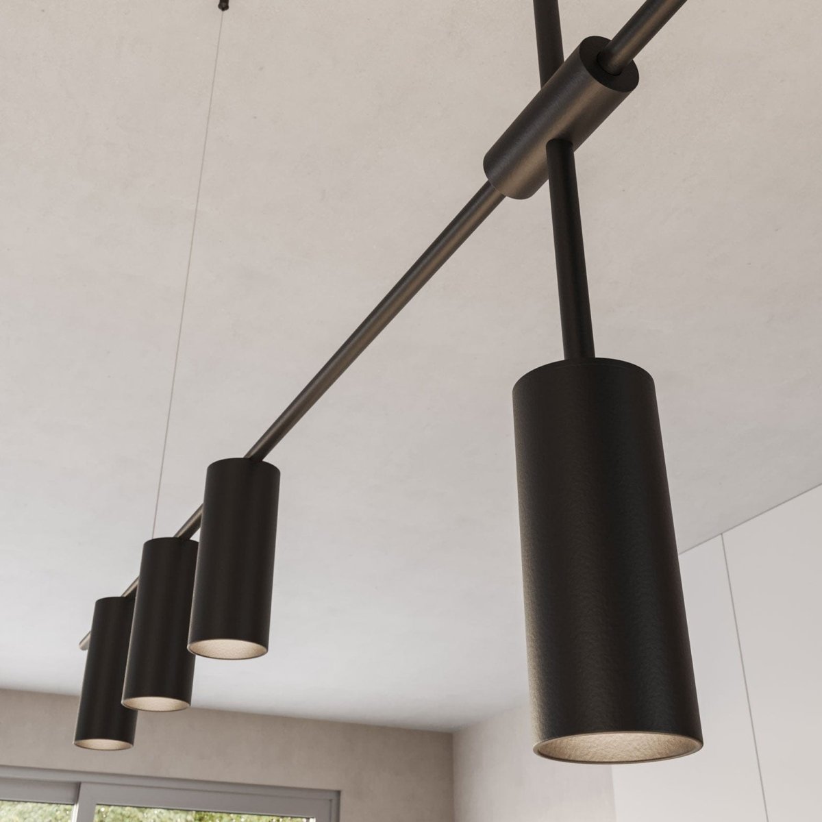 Modern Cylinder LED Pendant Light | Minimalist Dining Room Ceiling Lamp