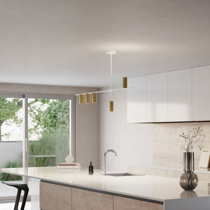 Modern Cylinder LED Pendant Light | Minimalist Dining Room Ceiling Lamp