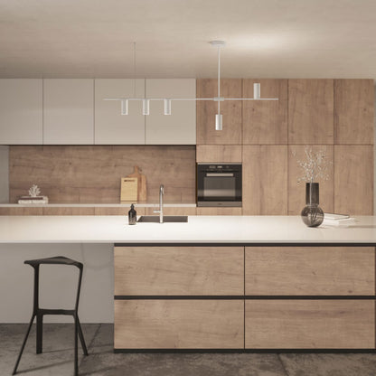 Modern Cylinder LED Pendant Light | Minimalist Dining Room Ceiling Lamp
