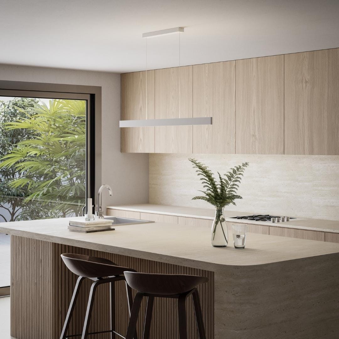 Minimalist Modern LED Pendant Light | Gesture Control Dining Room Ceiling Lamp