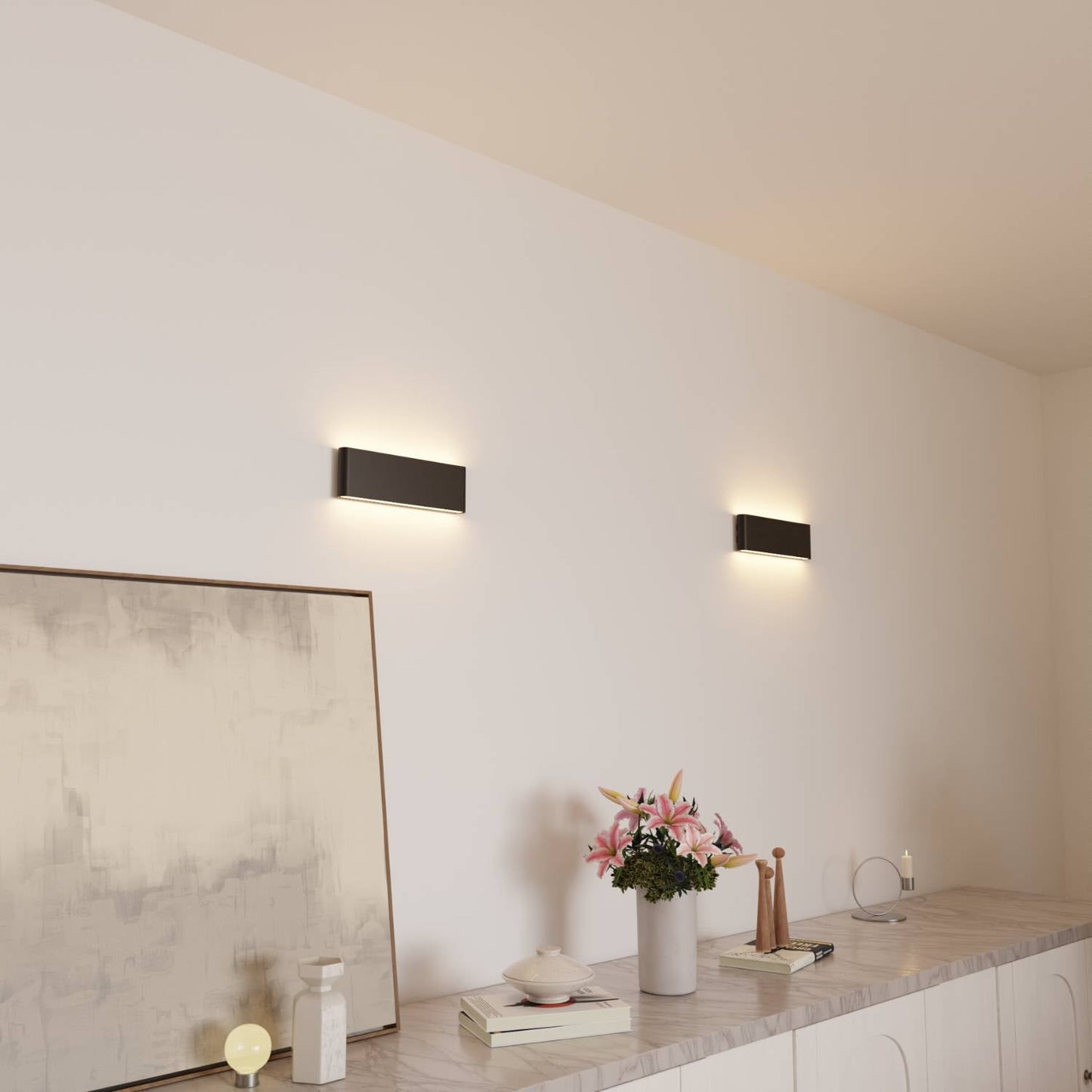 Rectangular LED Wall Light Sconce | Modern Bedroom Living Room Wall Lamp