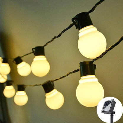 Outdoor string lights