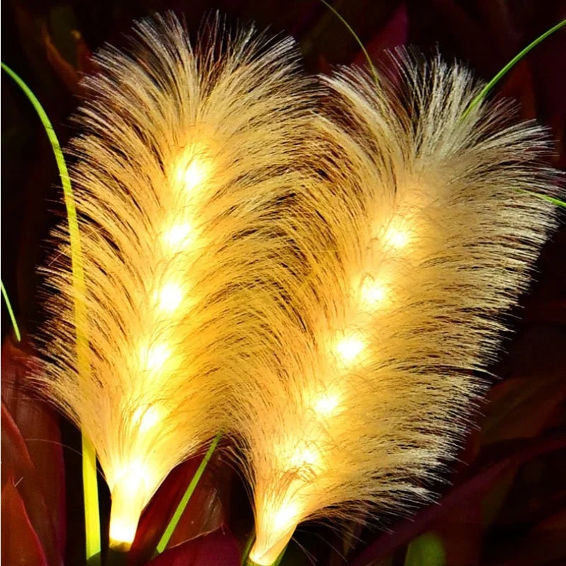 Outdoor rattan lamp