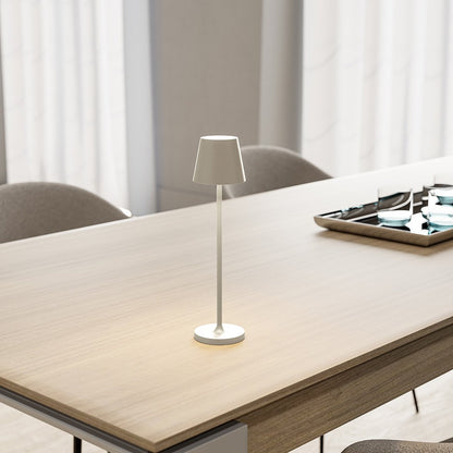 Rechargeable LED Table Lamp with Touch Dimmer | Modern Bedside and Dining Light