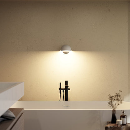 Round LED Wall Light Sconce | Modern Indoor Outdoor Bedroom Living Room Lamp