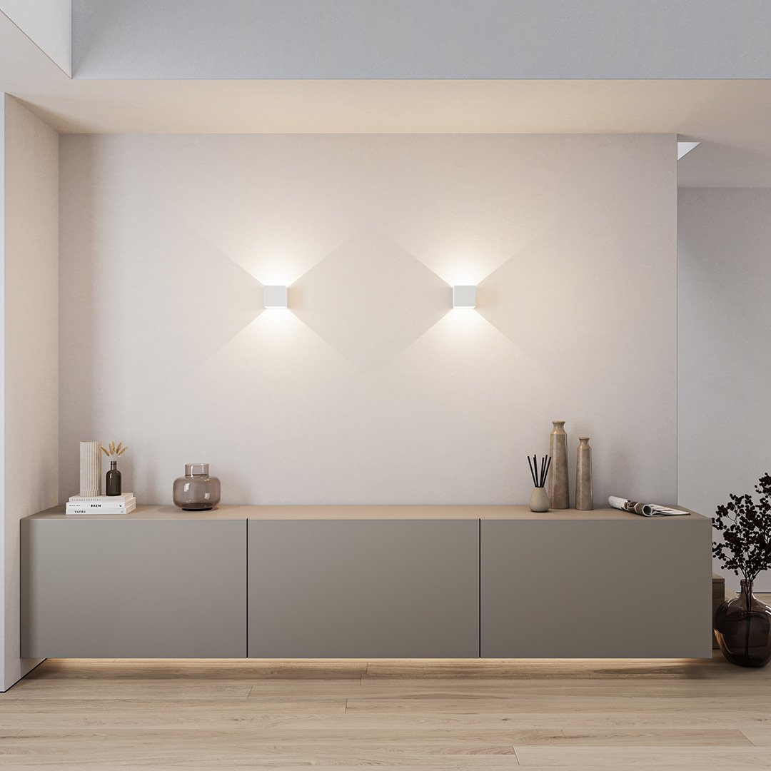 Modern LED Wall Light Sconce | Adjustable Indoor Outdoor Wall Lamp for Bedroom