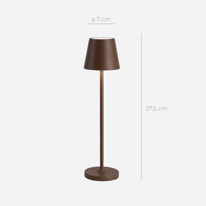 Rechargeable LED Table Lamp with Touch Dimmer | Modern Bedside and Dining Light