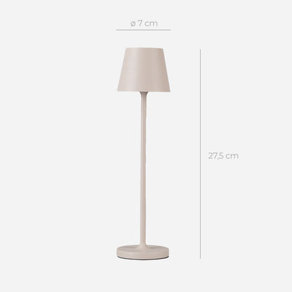 Rechargeable LED Table Lamp with Touch Dimmer | Modern Bedside and Dining Light