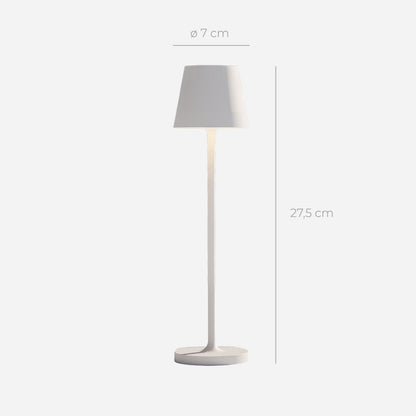 Rechargeable LED Table Lamp with Touch Dimmer | Modern Bedside and Dining Light
