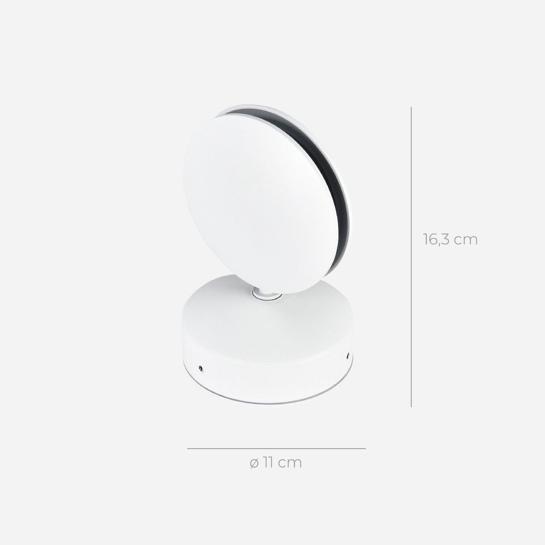 Rotating LED Wall Light Sconce | Modern Adjustable Indoor Bedroom Lamp