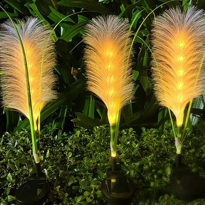 Outdoor rattan lamp